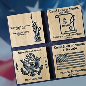 Liberty Collection Wooden Stamp Set